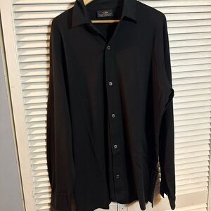 Icebreaker merino wool Black Dress Shirt